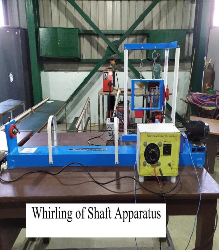 Whirling of Shaft Apparatus